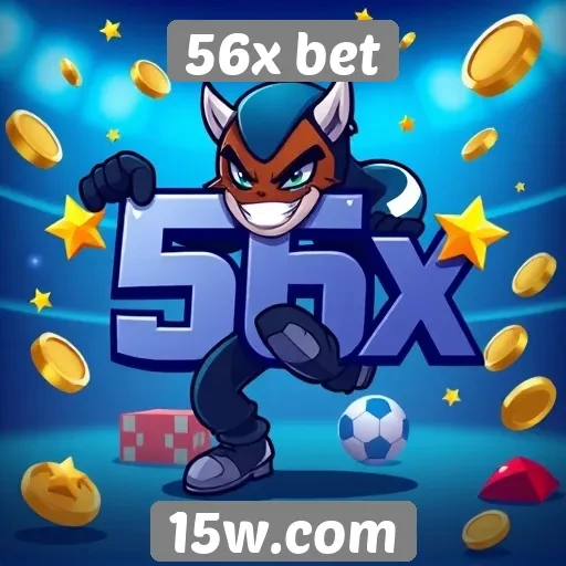 Variedade de jogos disponíveis na plataforma 56x bet